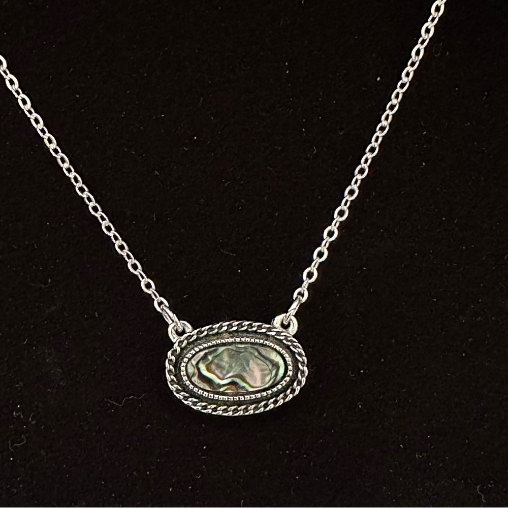 Sarah Coventry Abalone Necklace